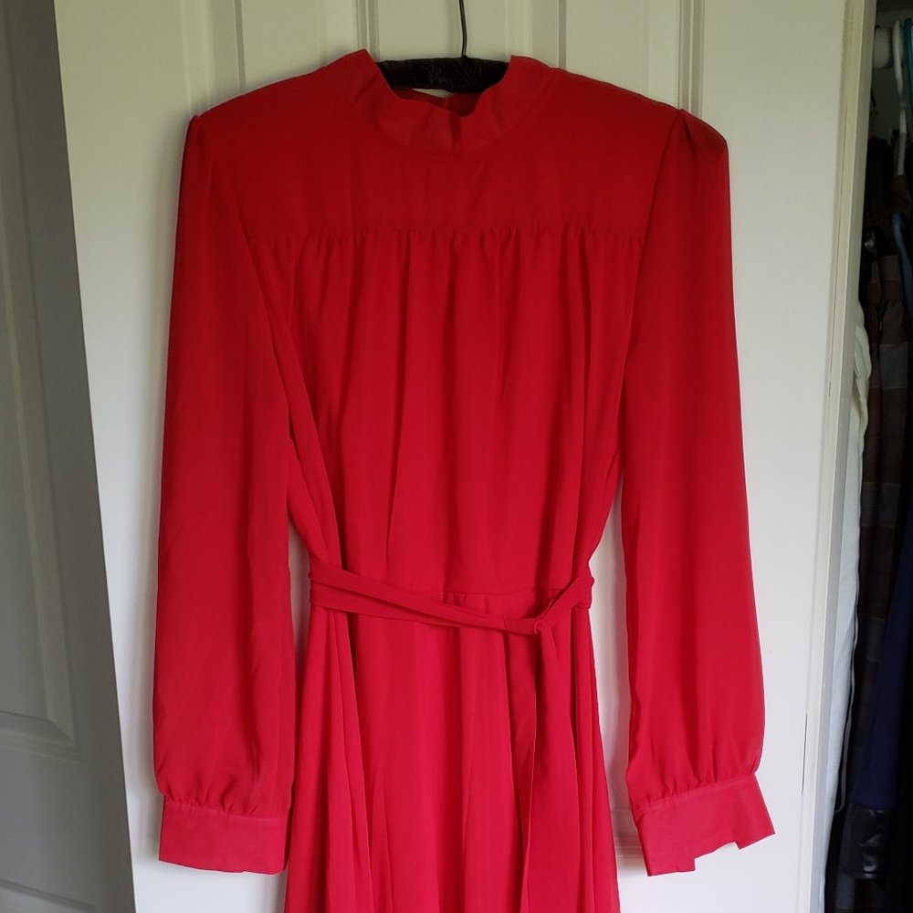 No name brand red dress